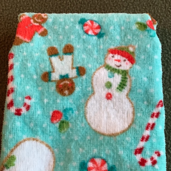 St. Nicolas Square Christmas dish towels. Set of 3. Approximately 16 1/2” x 25” - Picture 2 of 6